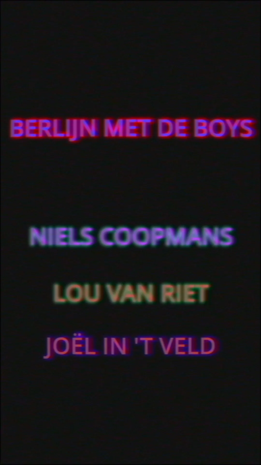Berlijn met de boys